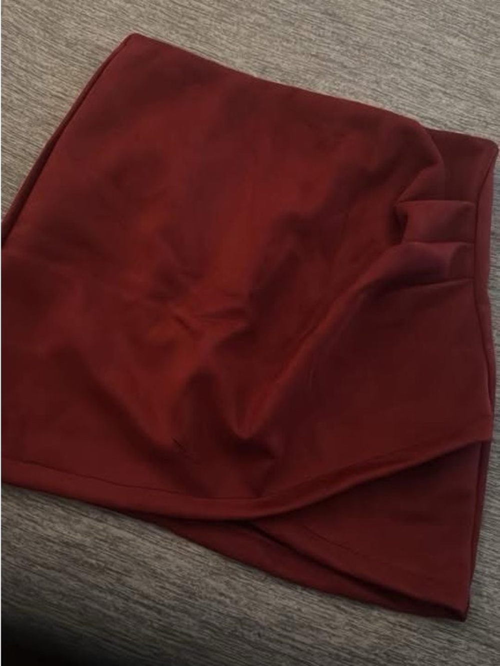 Simple Burgundy Skirt